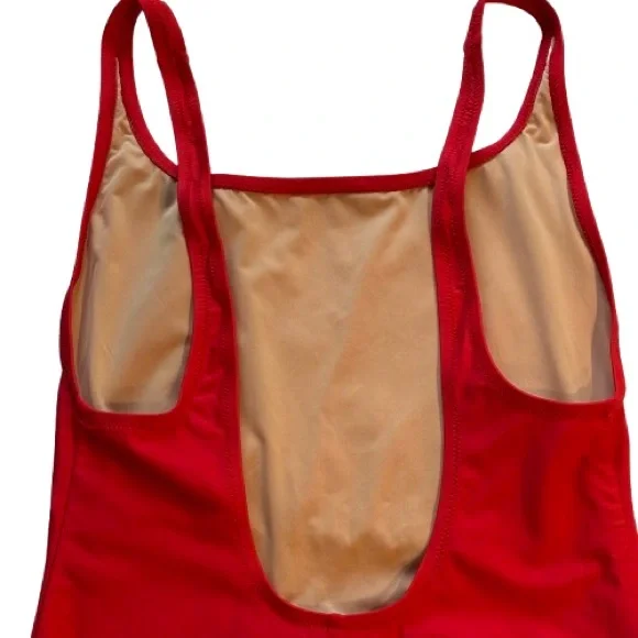 ✨Host Pick!✨ J. Crew Summer Fridays Red One Piece Swimsuit Size 6 EUC - Picture 7 of 9